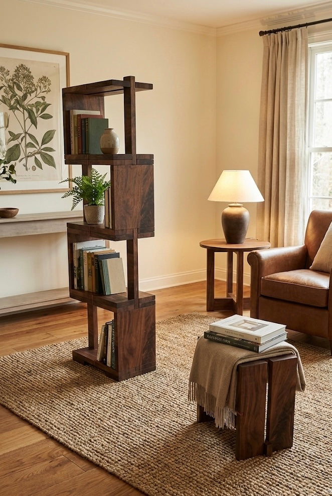 Stackable Stool & Bookshelf