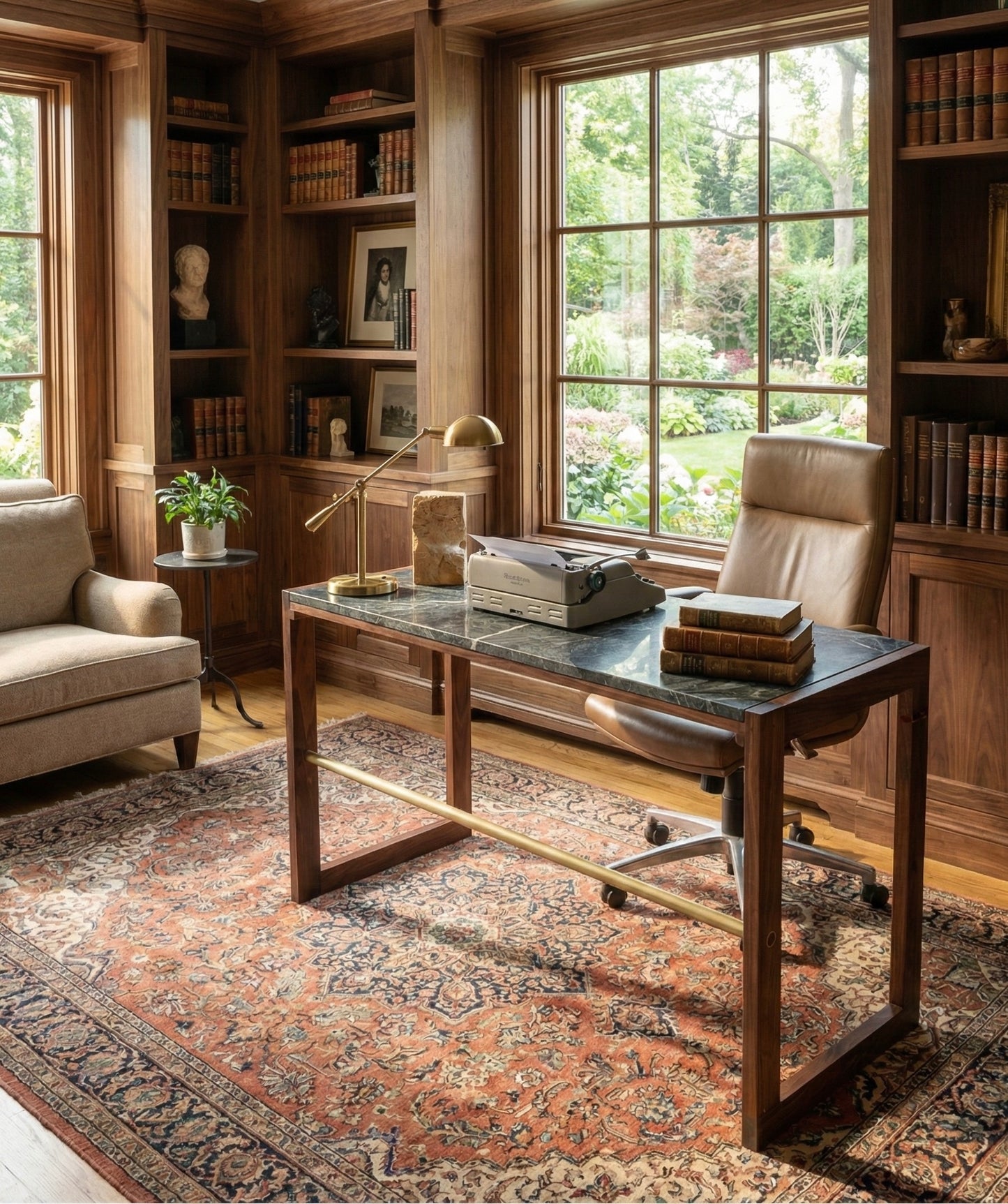 iD- v2 Brass Rod Desk