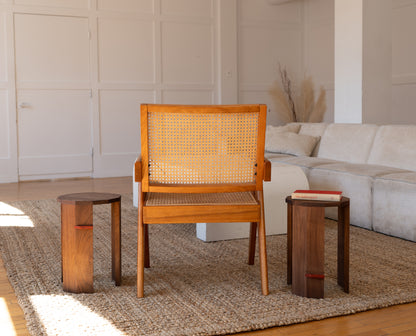 The Split Column - Side Table & Stool In One