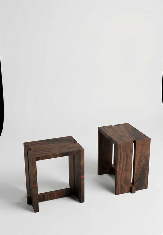 Stackable Stool & Bookshelf