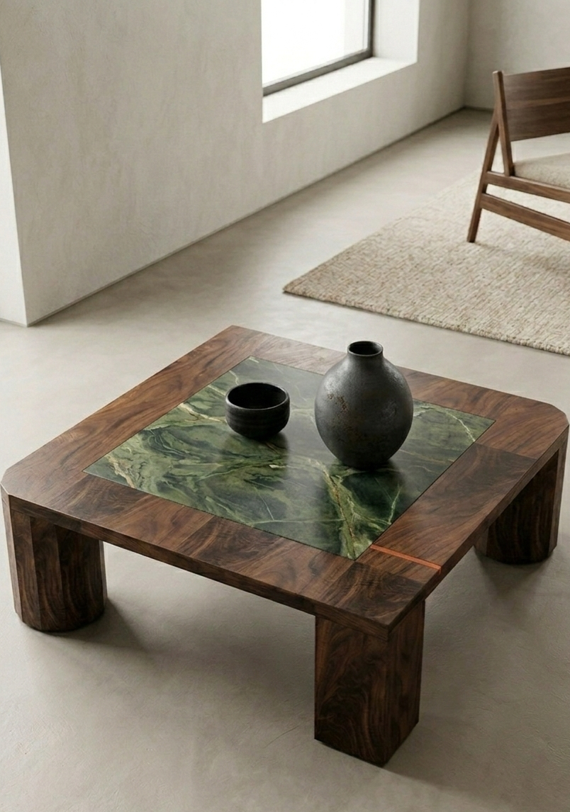 iSQ-v1 Square Stone Coffee Table