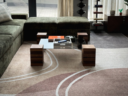 iG-v1 Blocks and Glass Coffee Table