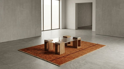 Hand Woven Botanical-Dyed Rug