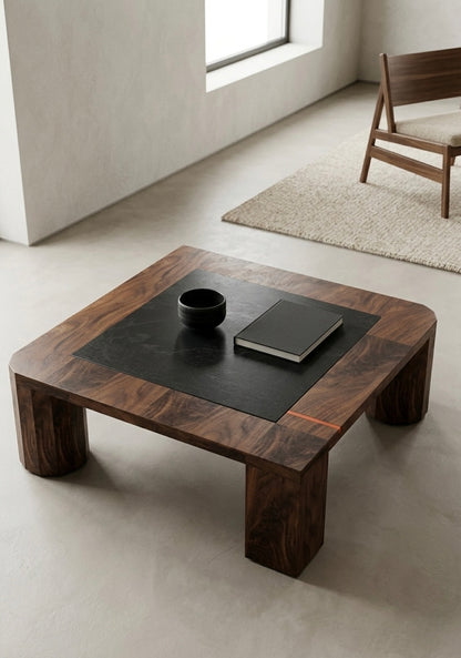 iSQ-v1 Square Stone Coffee Table