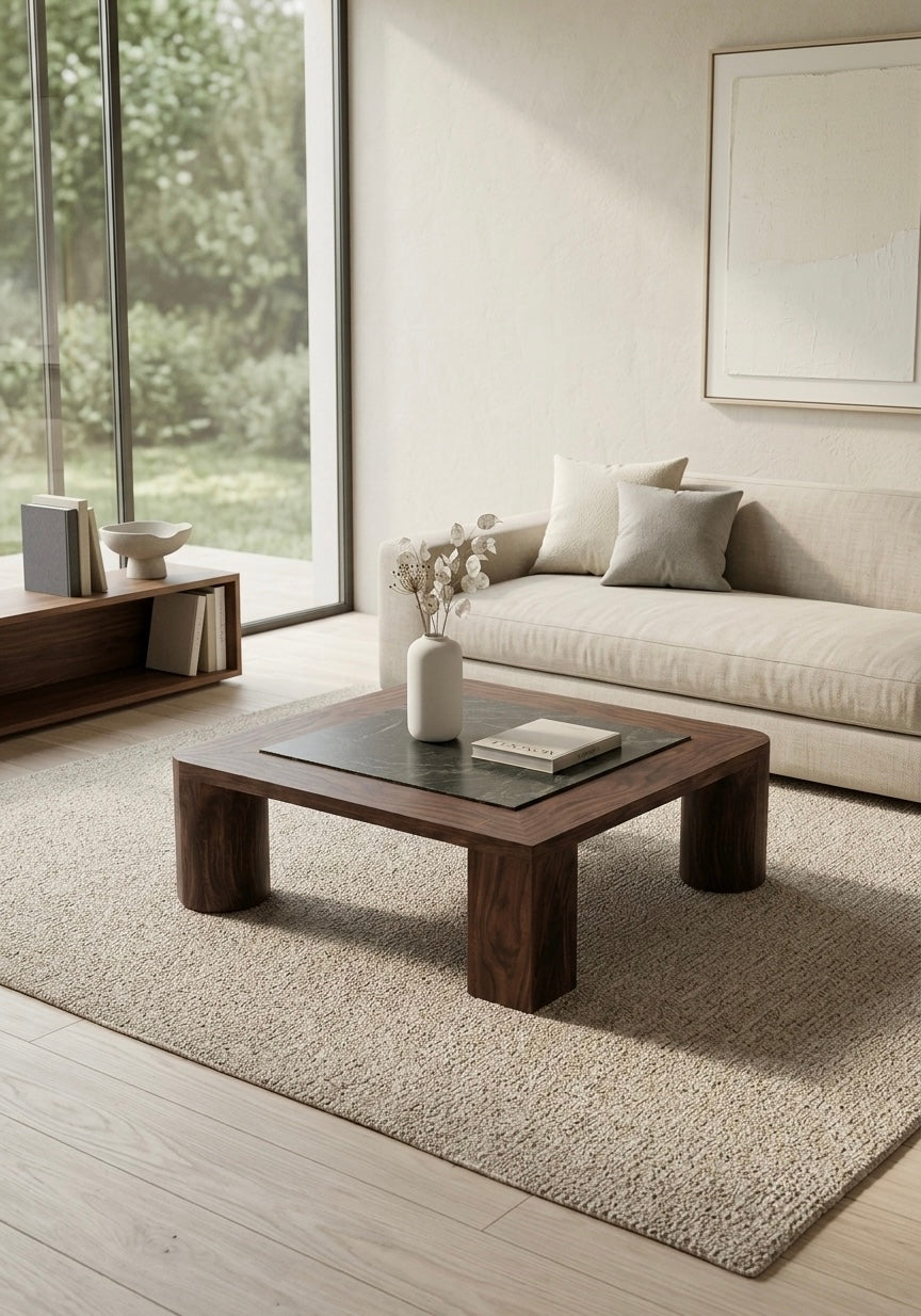 iSQ-v1 Square Stone Coffee Table