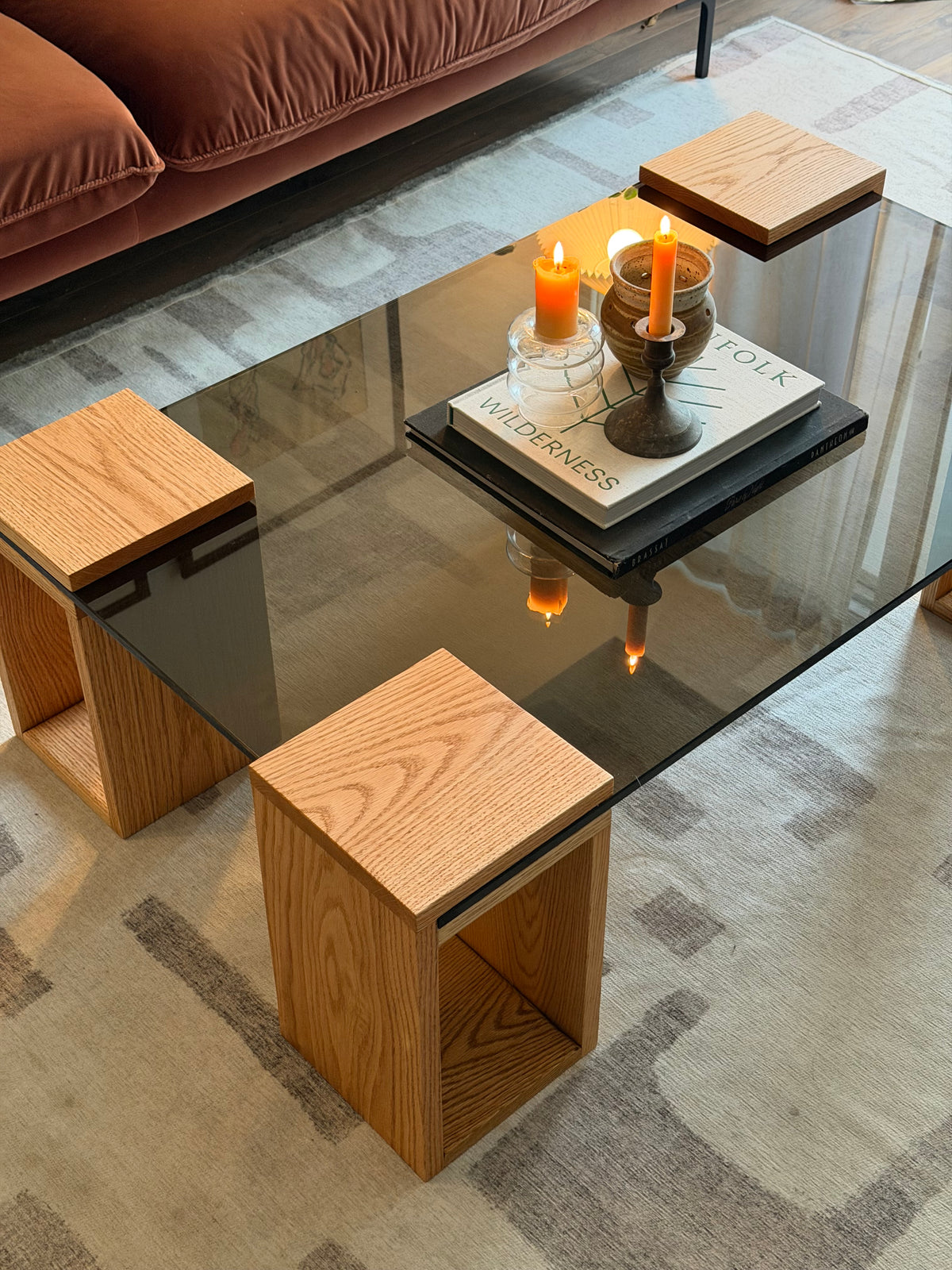 Floating Glass Coffee Table iG-v2
