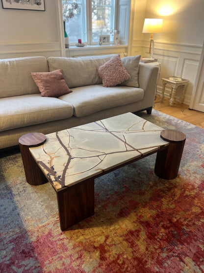 iS-v4 Split Stone Coaster Table