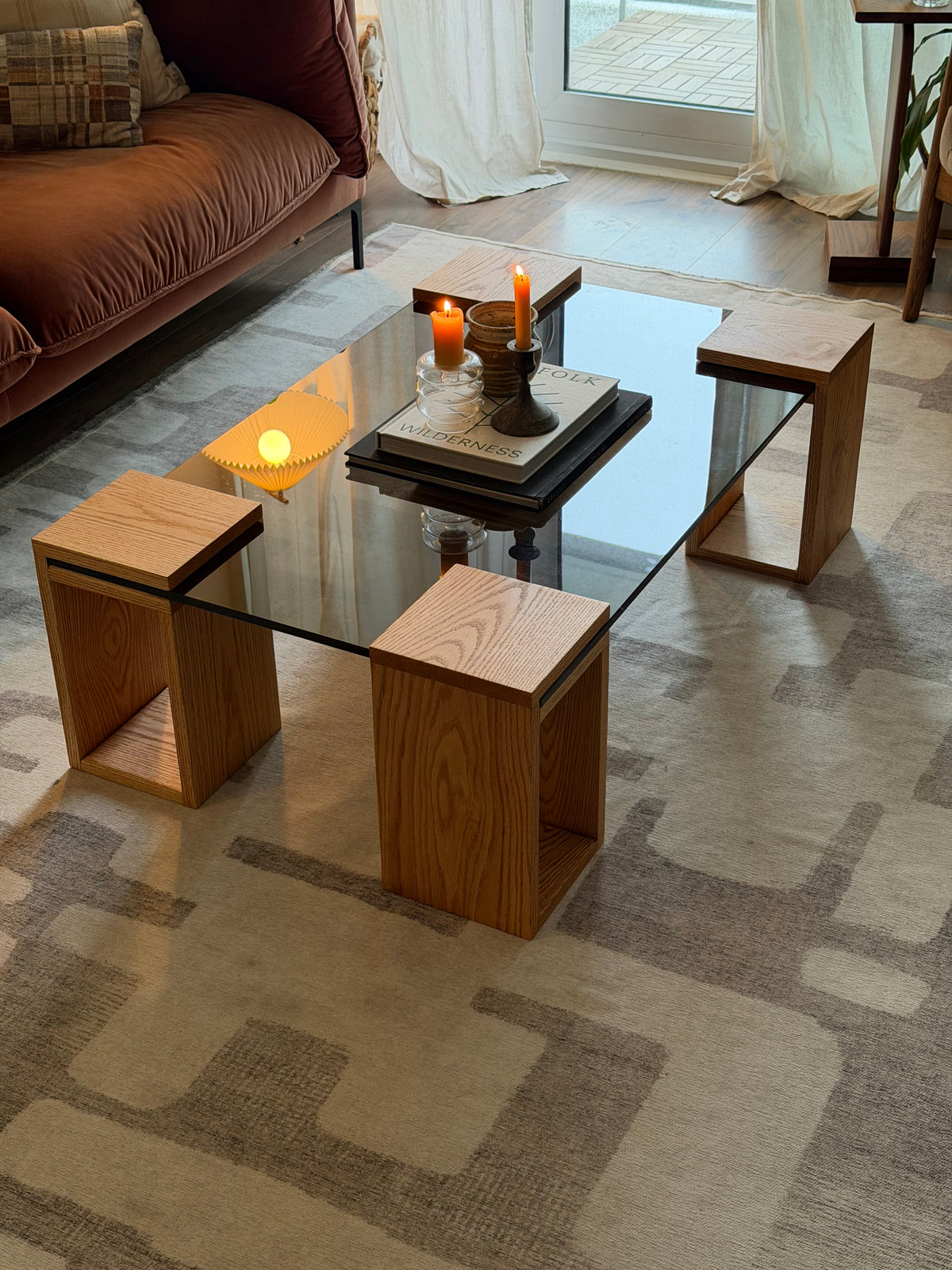 Floating Glass Coffee Table iG-v2