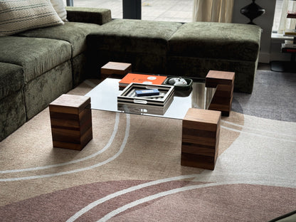 iG-v1 Blocks and Glass Coffee Table