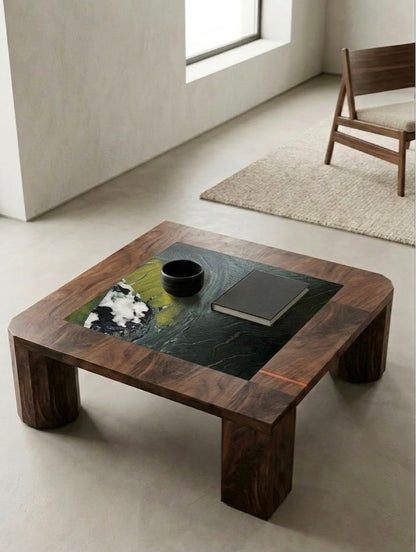 iSQ-v1 Square Stone Coffee Table