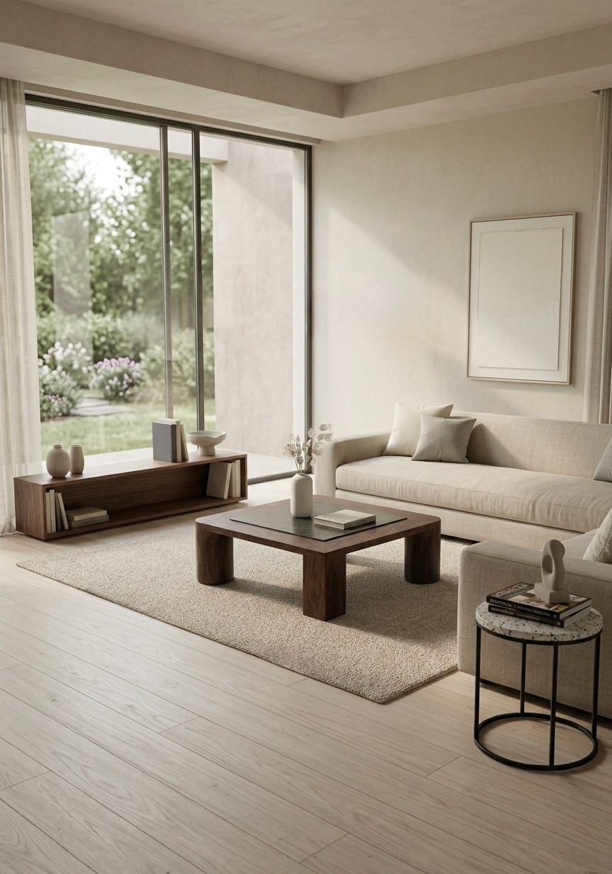 iSQ-v1 Square Stone Coffee Table