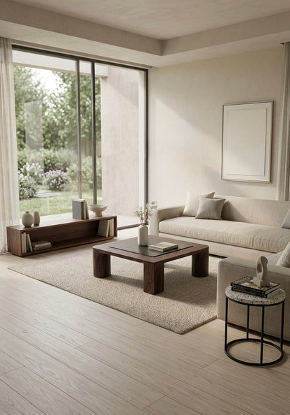 iSQ-v1 Square Stone Coffee Table