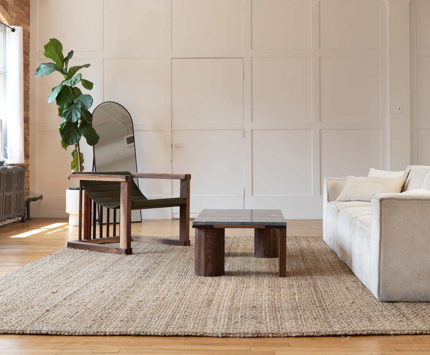 iS-v5 Natural Stone Coffee Table