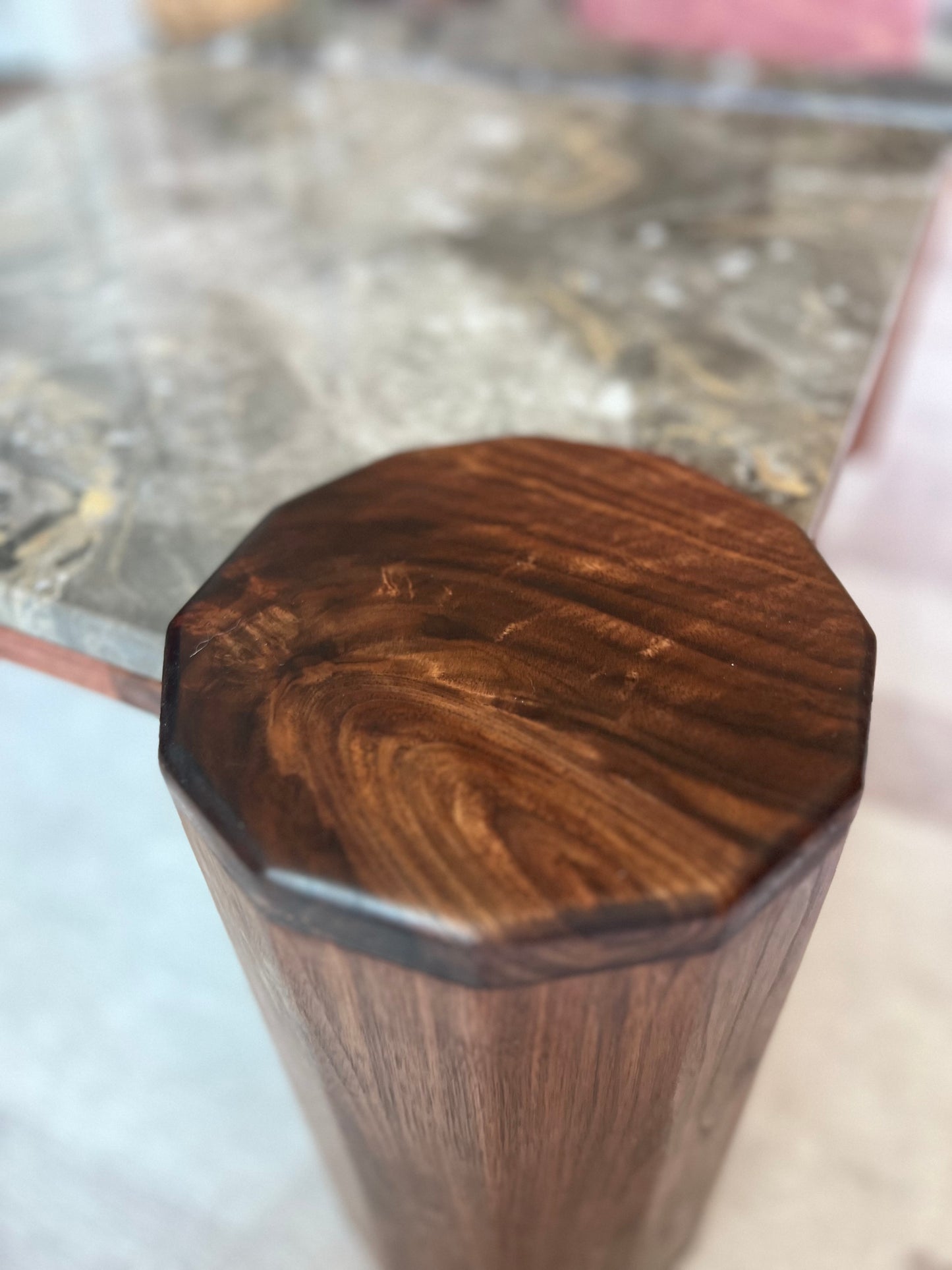 iS-v4 Split Stone Coaster Table