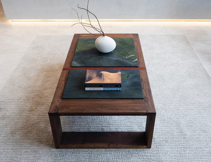 iJ-v2 Books & Stone Coffee Table