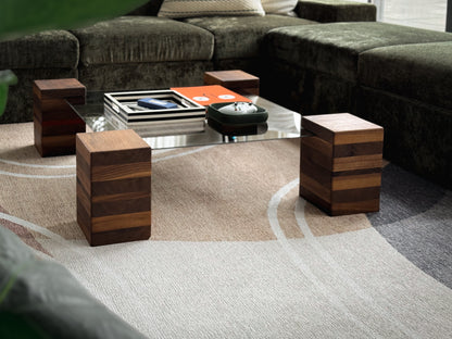 iG-v1 Blocks and Glass Coffee Table