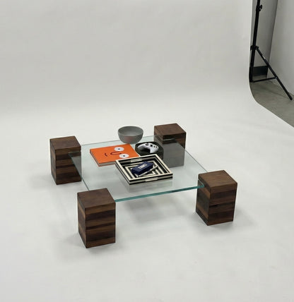 iG-v1 Blocks and Glass Coffee Table