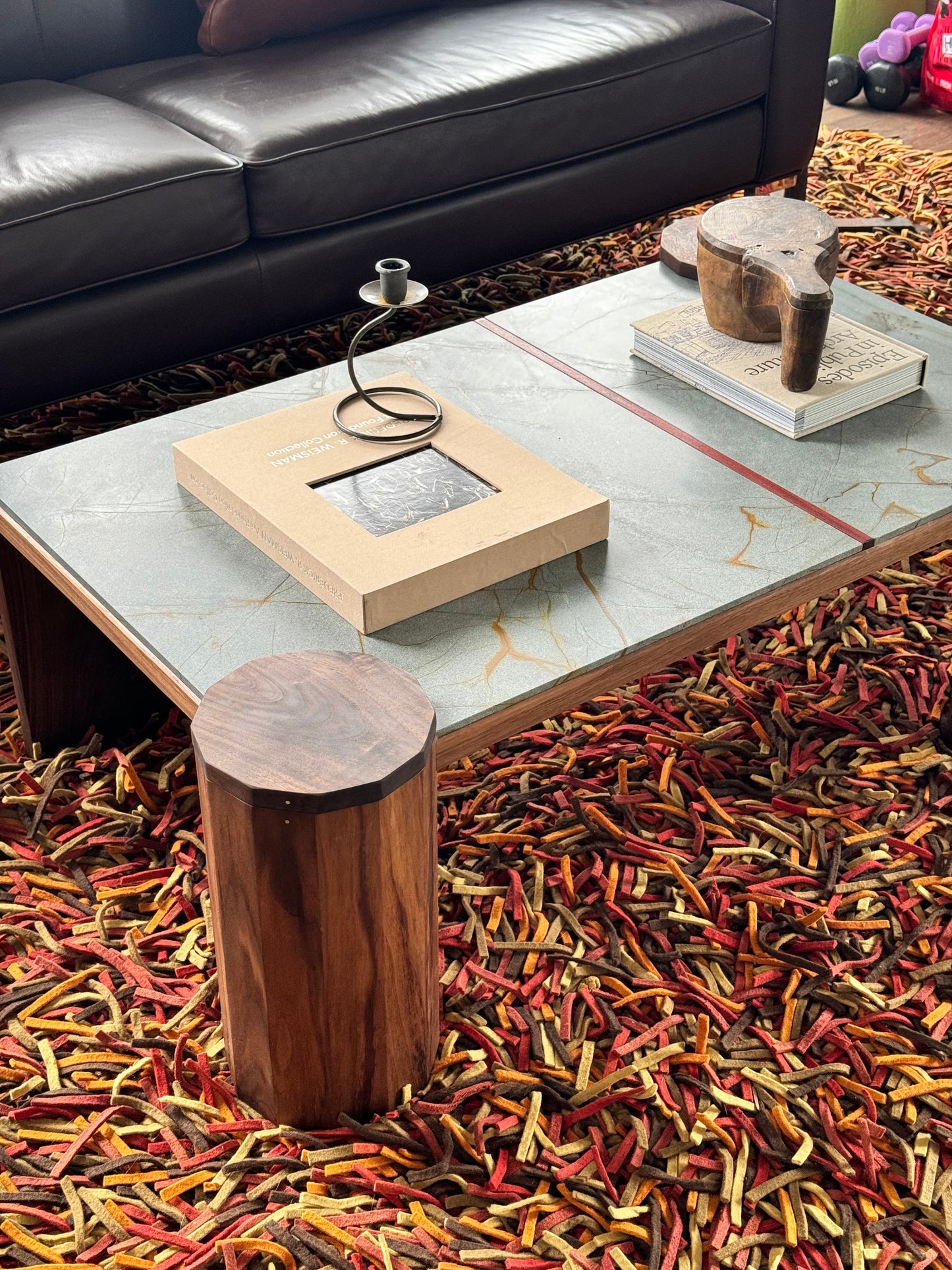 iS-v4 Split Stone Coaster Table