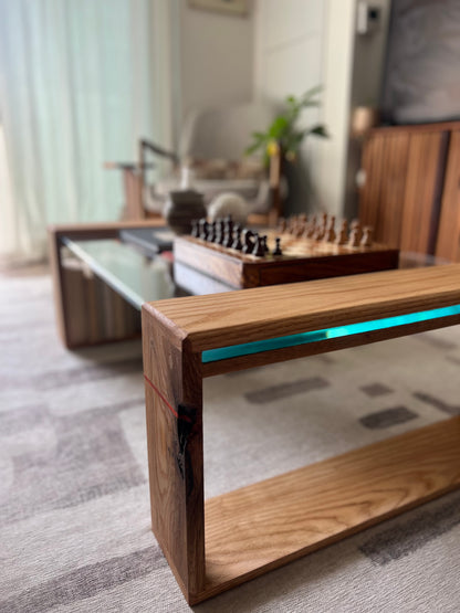 iJ-v1 Book Nook Glass Table