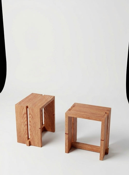 Stackable Stool & Bookshelf
