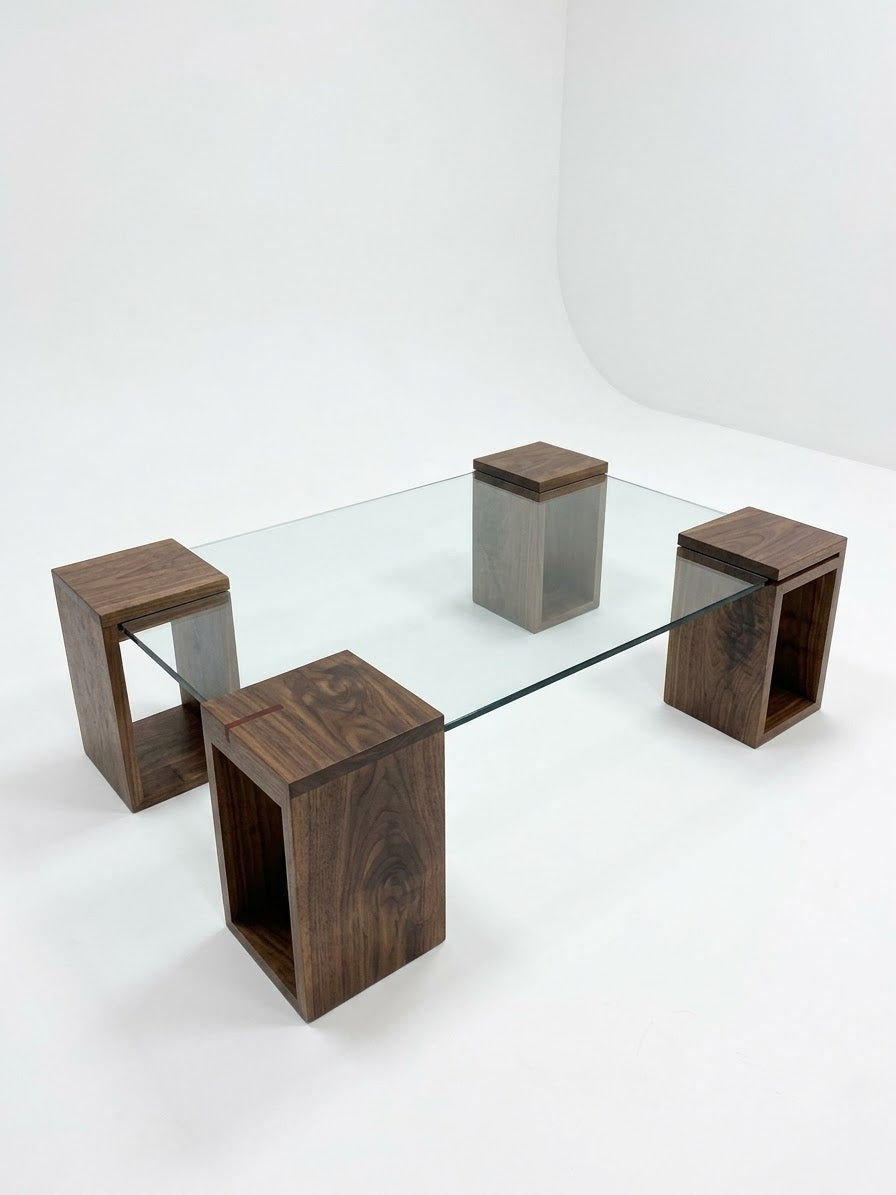 Floating Glass Coffee Table iG-v2
