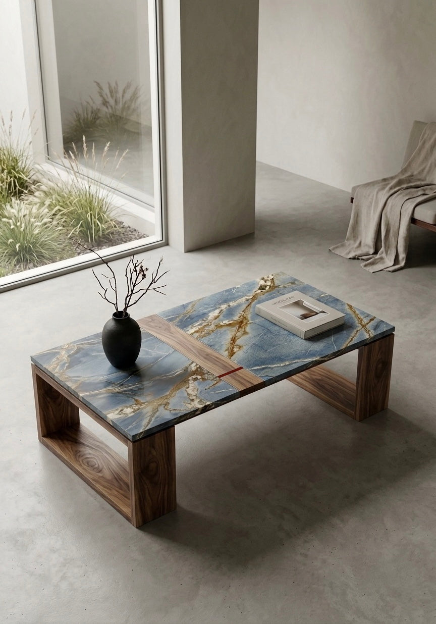 Floating Split Stone Table