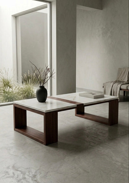 Floating Split Stone Table