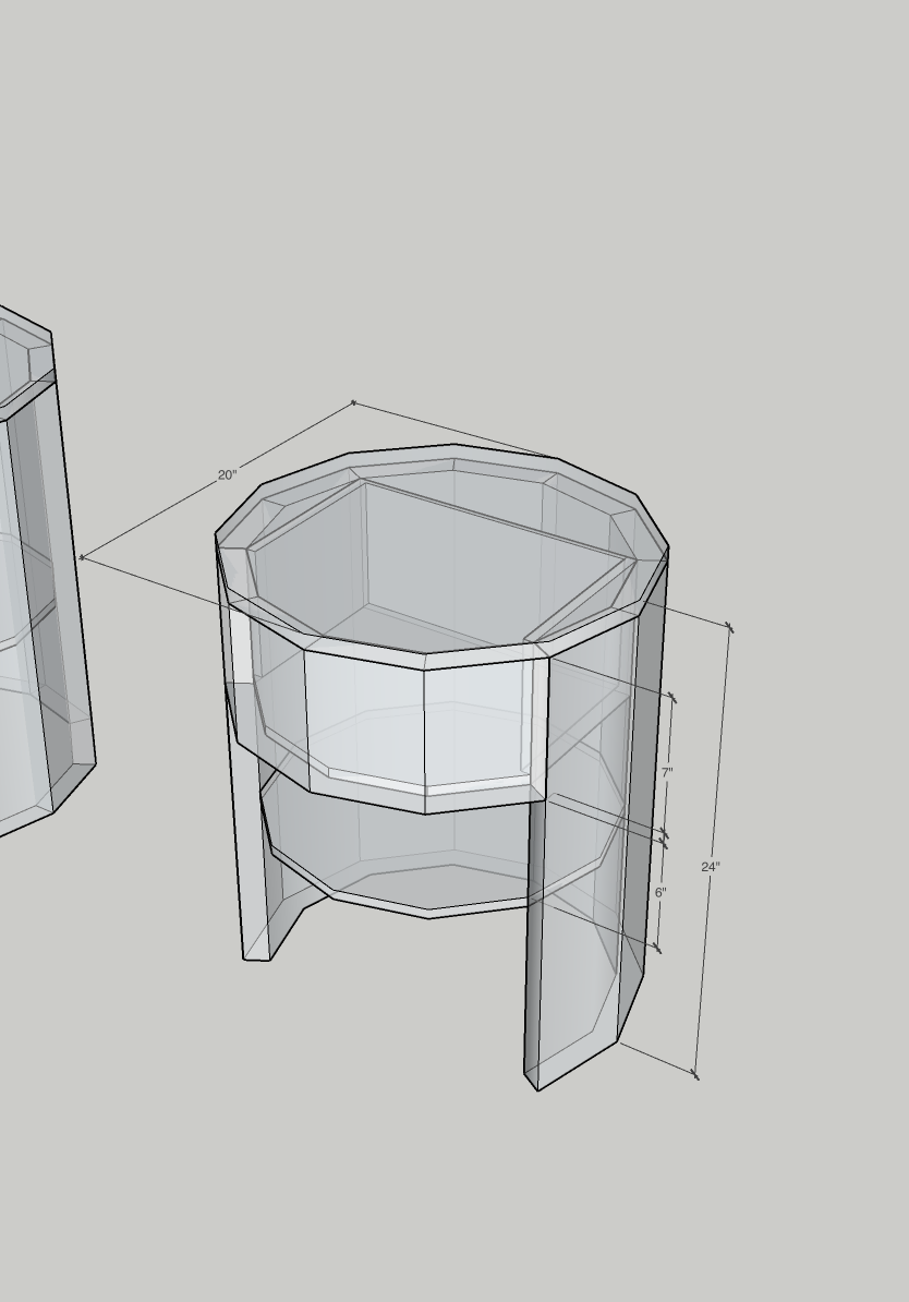 Column Nightstand