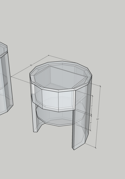 Column Nightstand