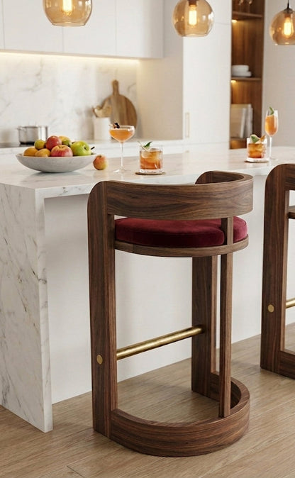 Brass Rod Stool