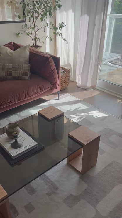 Floating Glass Coffee Table iG-v2
