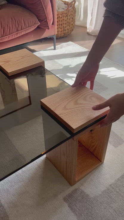 Floating Glass Coffee Table iG-v2